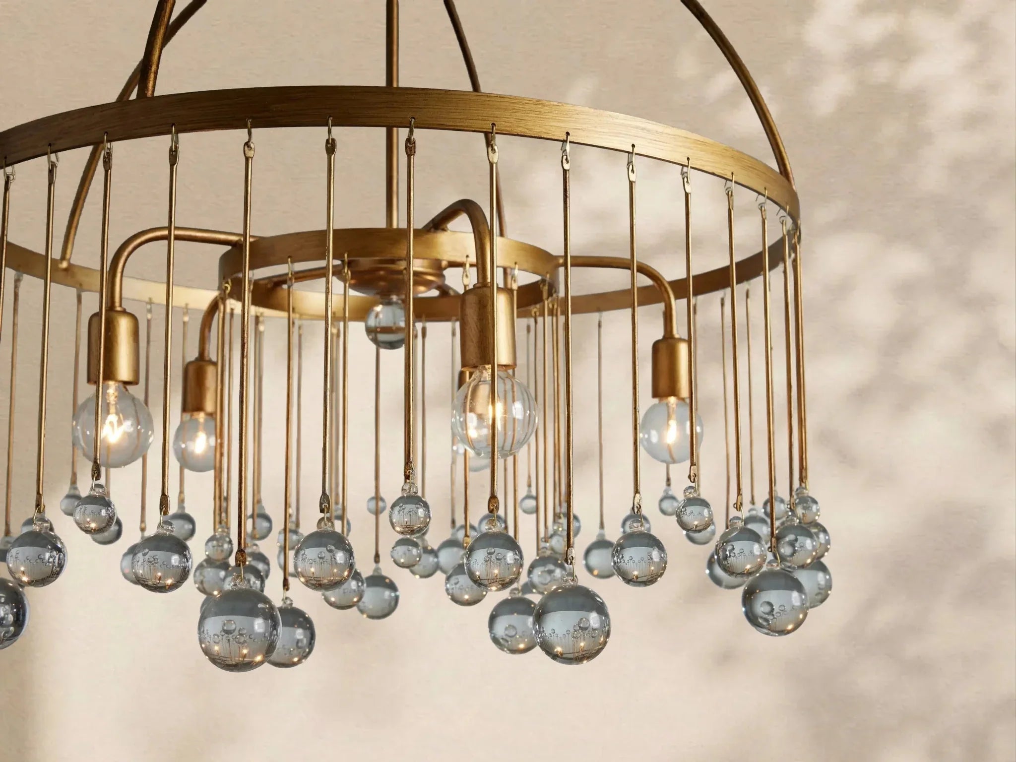 Aubrey Crystal Ball Round Chandelier 5 Light / 8 Light - Cyran Lamps