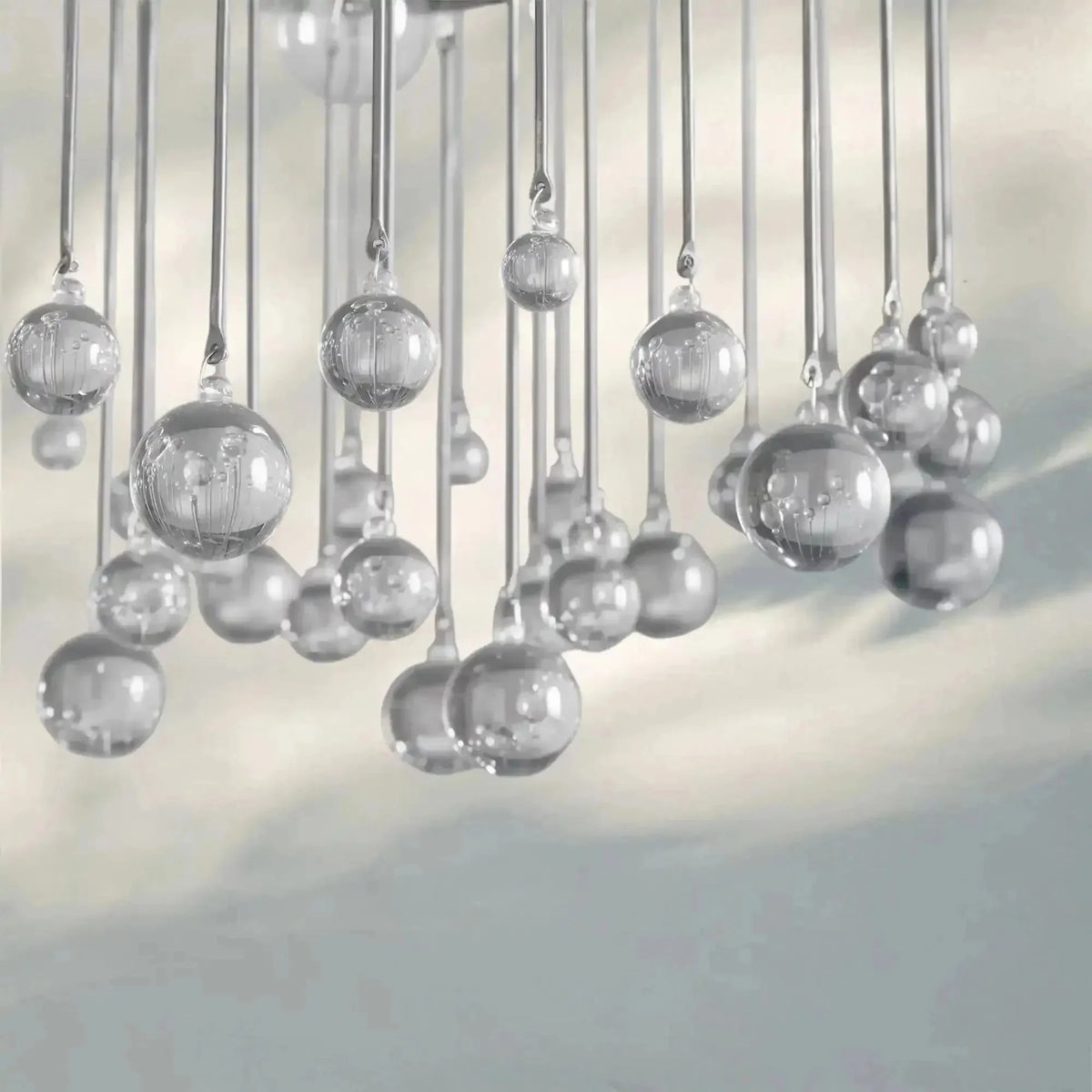 Aubrey Modern Crystal Ball Pendant Lamp - cyranlamps