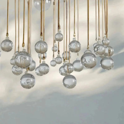 Aubrey Modern Crystal Ball Pendant Lamp - cyranlamps