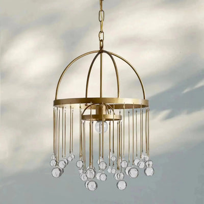 Aubrey Modern Crystal Ball Pendant Lamp - cyranlamps