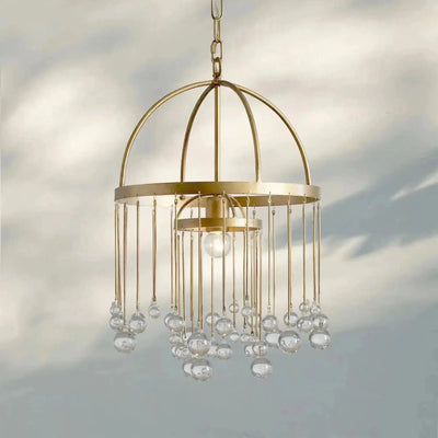 Aubrey Modern Crystal Ball Pendant Lamp - cyranlamps