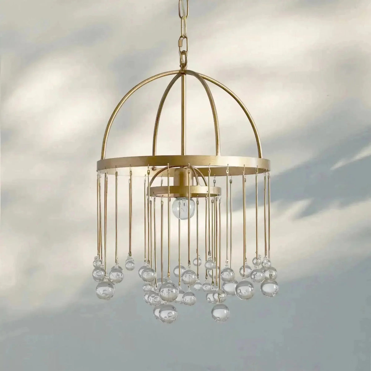Aubrey Modern Crystal Ball Pendant Lamp - cyranlamps