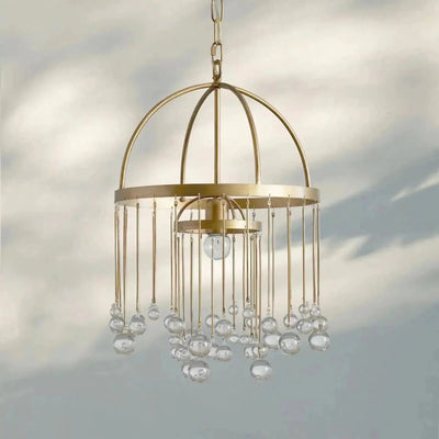 Aubrey Modern Crystal Ball Pendant Lamp - cyranlamps
