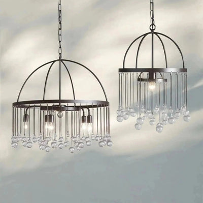 Aubrey Modern Crystal Ball Pendant Lamp - cyranlamps