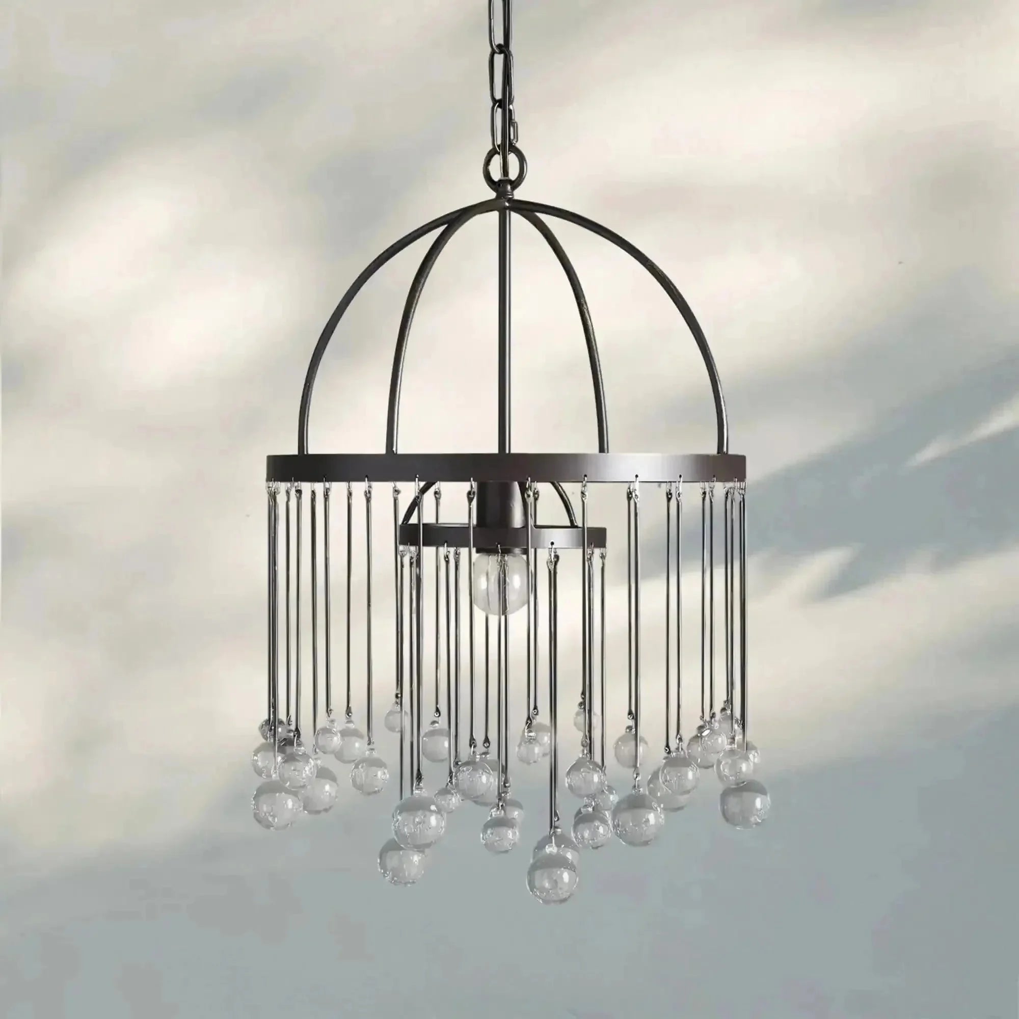 Aubrey Modern Crystal Ball Pendant Lamp - cyranlamps