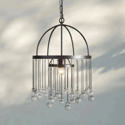 Aubrey Modern Crystal Ball Pendant Lamp - cyranlamps