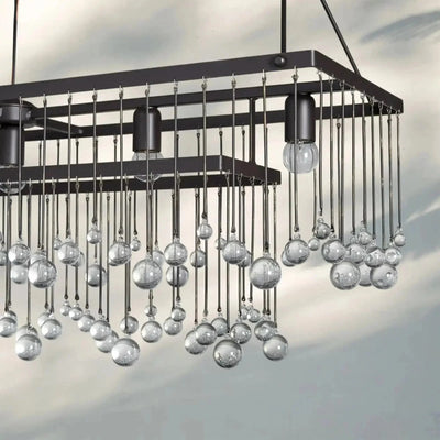 Aubrey Rectangular Chandelier 47''60'' - cyranlamps