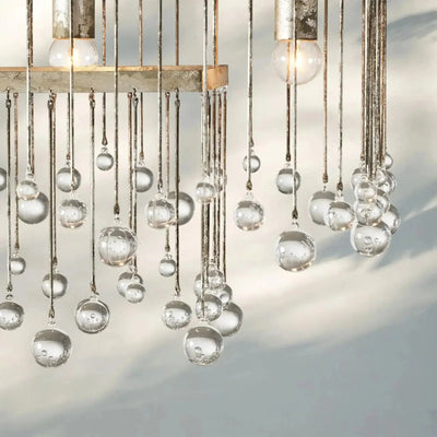 Aubrey Rectangular Chandelier 47''60'' - cyranlamps