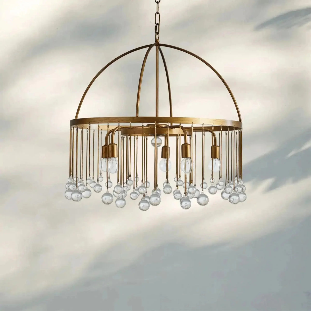 Aubrey Round Chandelier - cyranlamps