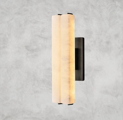 Audaben Alabaster Double Sconce - Cyran Lamps