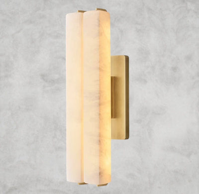 Audaben Alabaster Double Sconce - Cyran Lamps