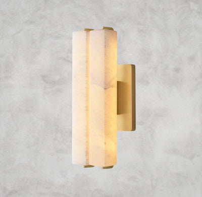 Audaben Alabaster Double Sconce - Cyran Lamps