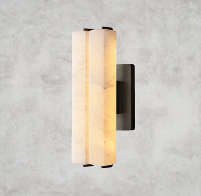 Audaben Alabaster Double Sconce - Cyran Lamps