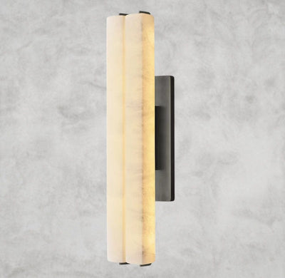 Audaben Alabaster Double Sconce - Cyran Lamps