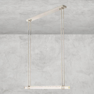 Audaben Crystal Linear Single Bar Chandelier - Cyran Lamps