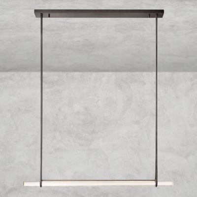 Audaben Crystal Linear Single Bar Chandelier - Cyran Lamps