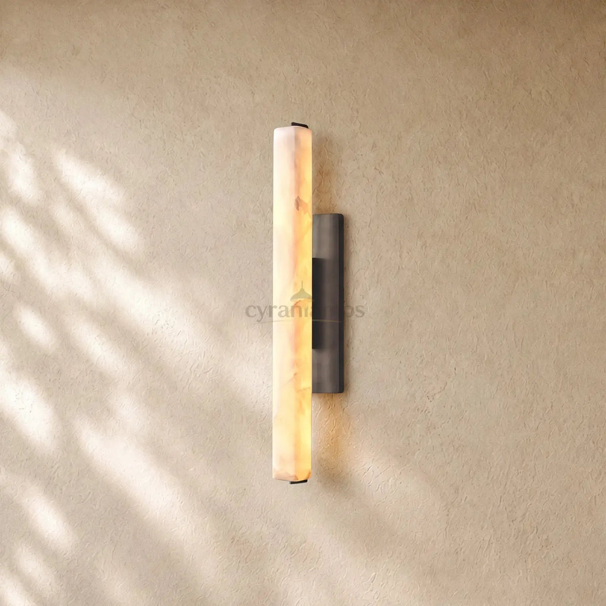 Audubom Alabaster Single Sconce