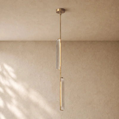 Audubom Crystal Pendant - Brass / Classic