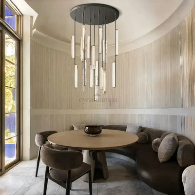 Audubom Crystal Round Chandelier