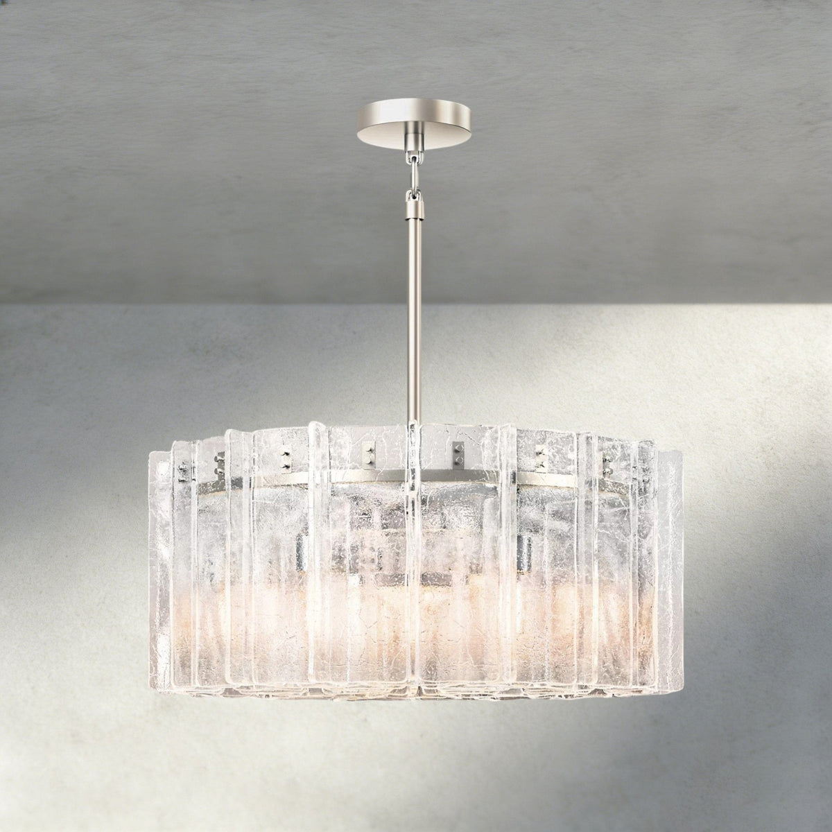 Aurelle Clear Glass Round Chandelier - Cyran Lamps