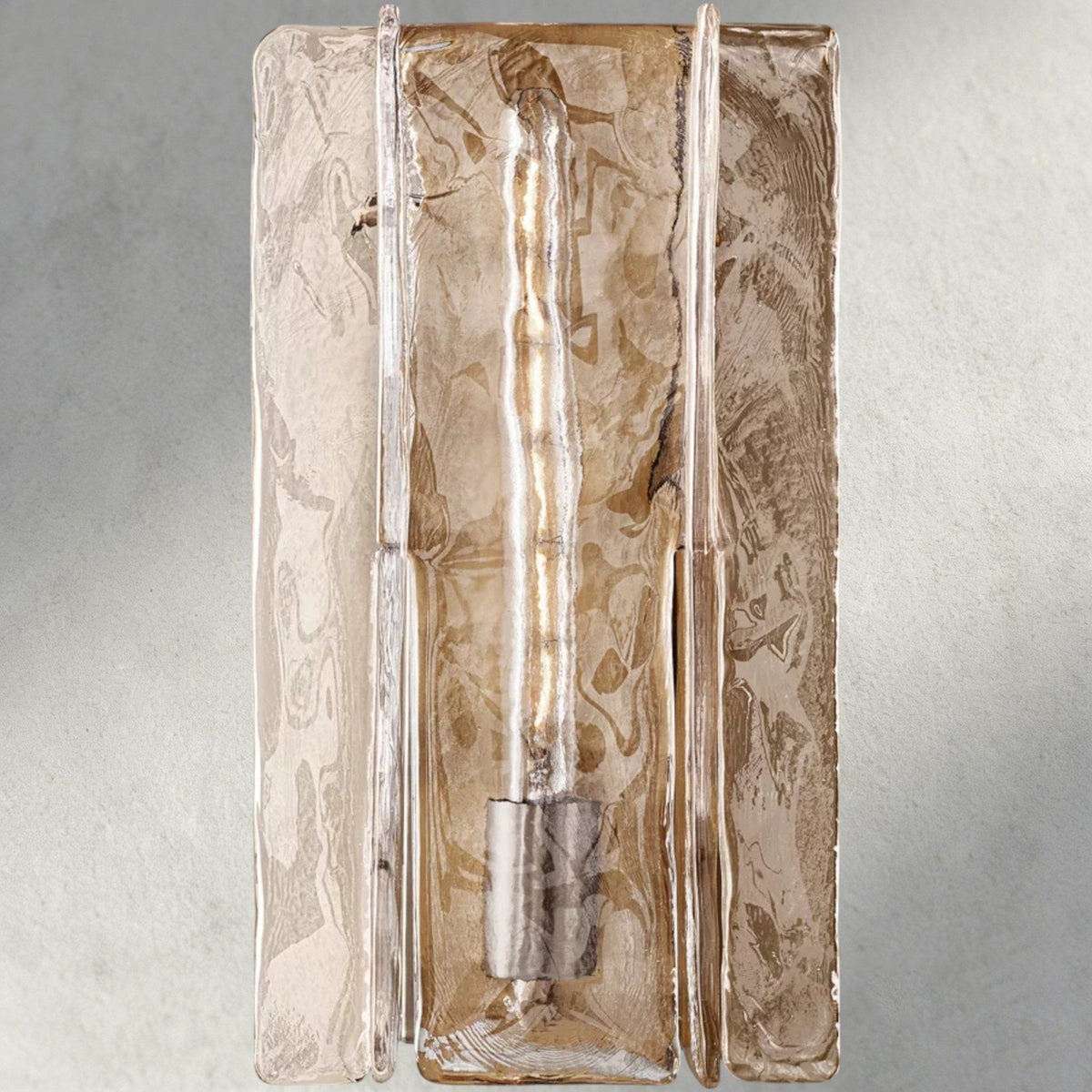 Aurelle Clear Glass Wall Sconce - Cyran Lamps