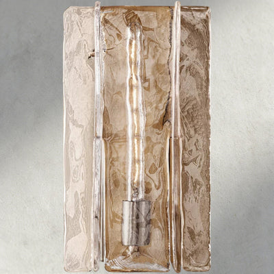 Aurelle Clear Glass Wall Sconce - Cyran Lamps