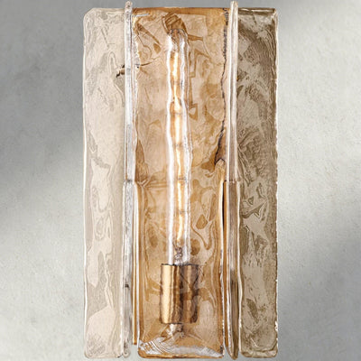 Aurelle Clear Glass Wall Sconce - Cyran Lamps