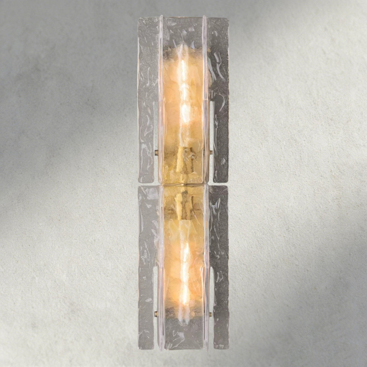 Aurelle Clear Glass Wall Sconce - Cyran Lamps