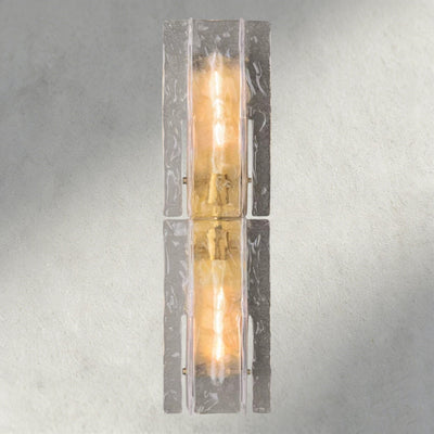 Aurelle Clear Glass Wall Sconce - Cyran Lamps