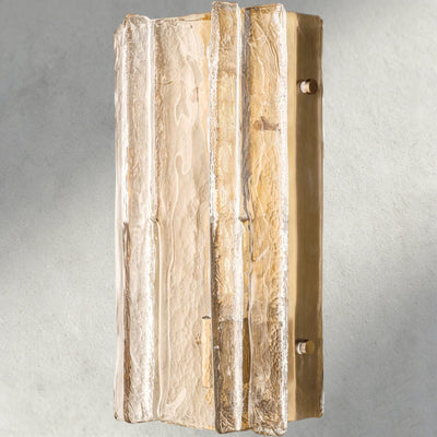 Aurelle Clear Glass Wall Sconce - Cyran Lamps