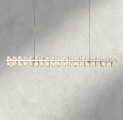 Avecho LED Rectangular Chandelier 54", 72" - cyranlighting