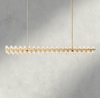 Avecho LED Rectangular Chandelier 54", 72" - cyranlighting