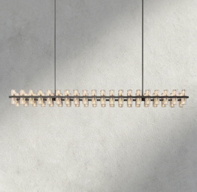 Avecho LED Rectangular Chandelier 54", 72" - cyranlighting
