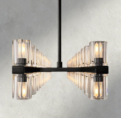 Avecho LED Rectangular Chandelier 54", 72" - cyranlighting