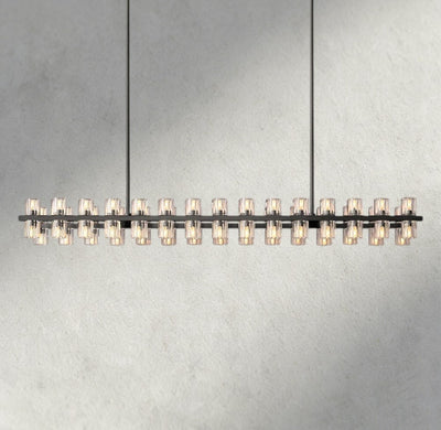 Avecho LED Rectangular Chandelier 54", 72" - cyranlighting