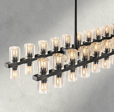 Avecho LED Rectangular Chandelier 54", 72" - cyranlighting