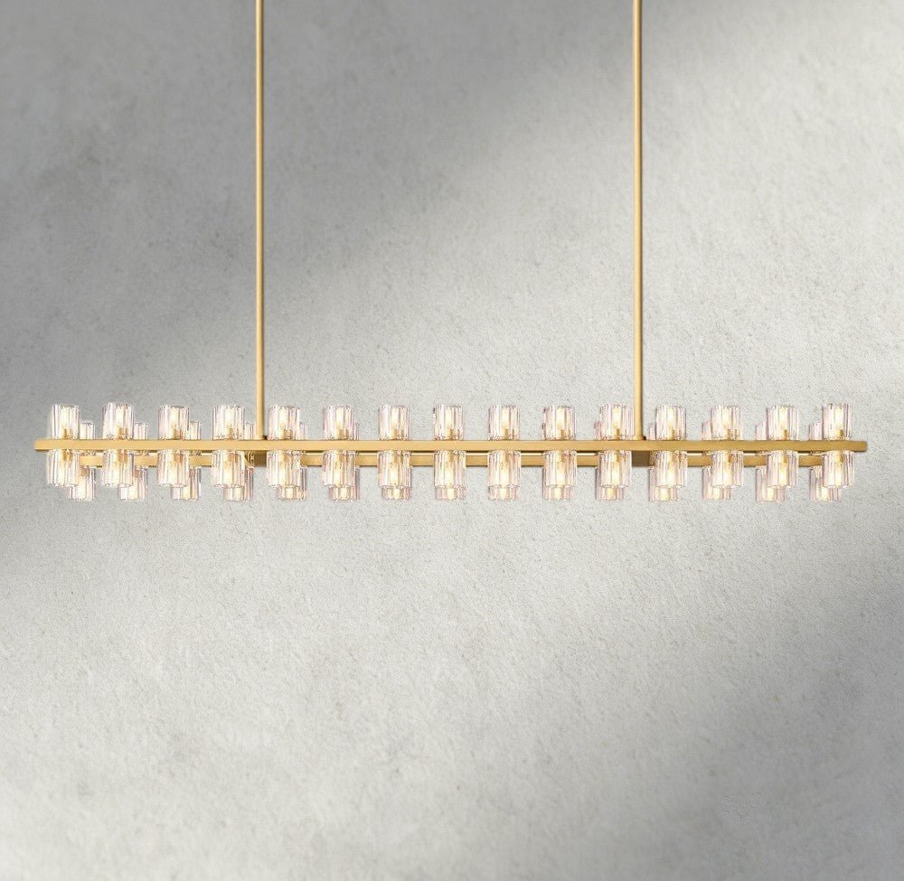 Avecho LED Rectangular Chandelier 54", 72" - cyranlighting