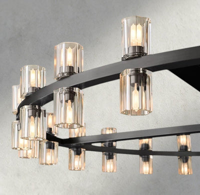Avecho LED Round Chandelier 36", 48", 60" - cyranlighting