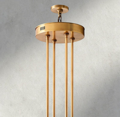 Avecho LED Round Two - Tier Chandelier 60" - cyranlighting