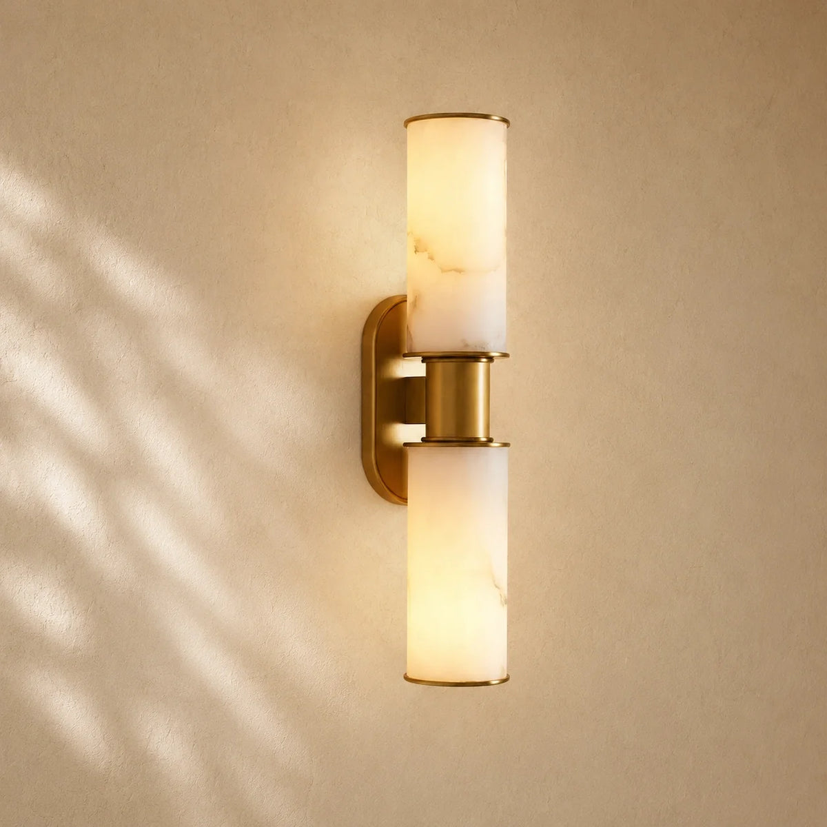 Harlin 2-Light Wall Sconce in Alabaster