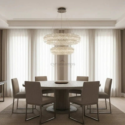 Bacci Crystal Chandelier - cyranlighting