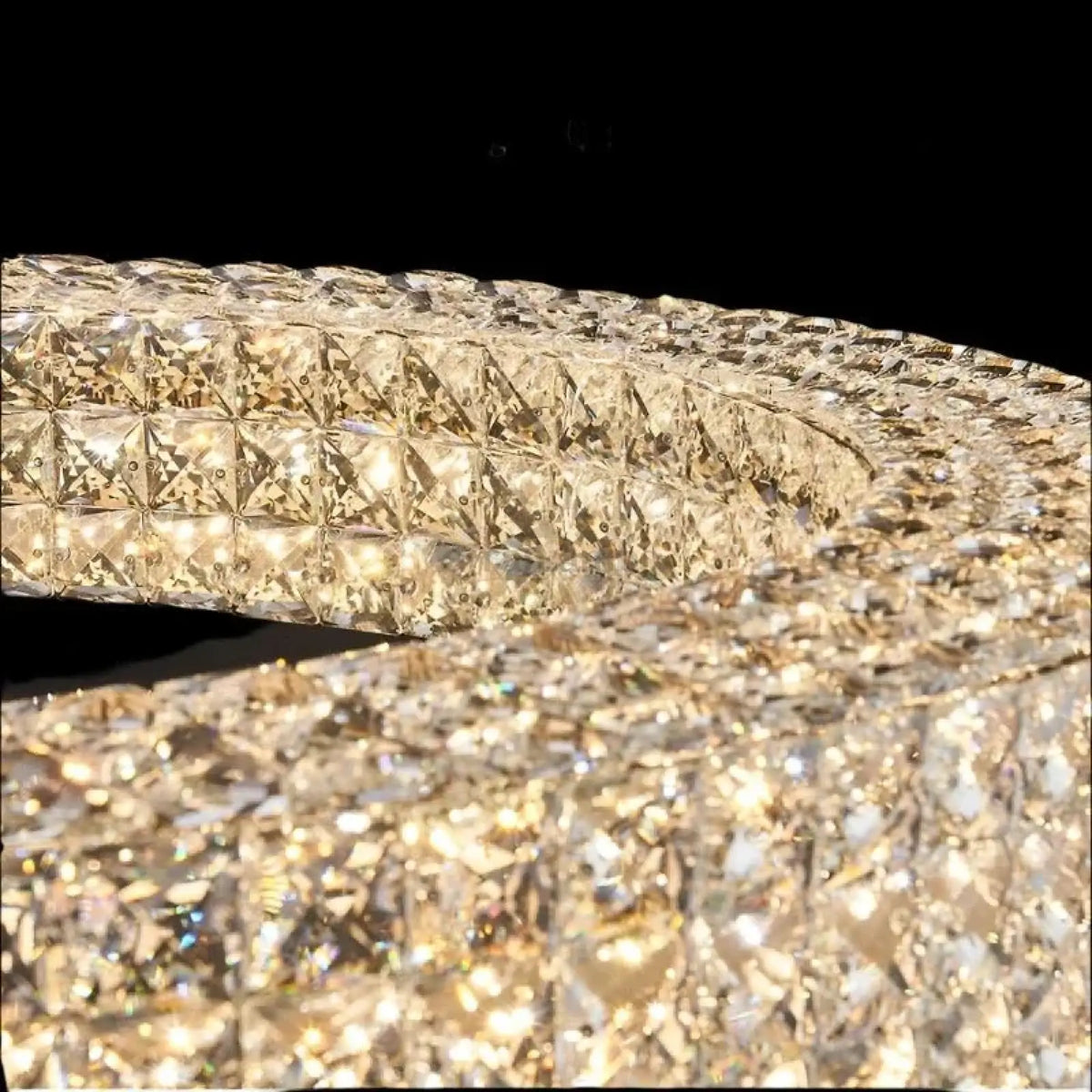 Bacci Crystal Flush Mount - cyranlighting