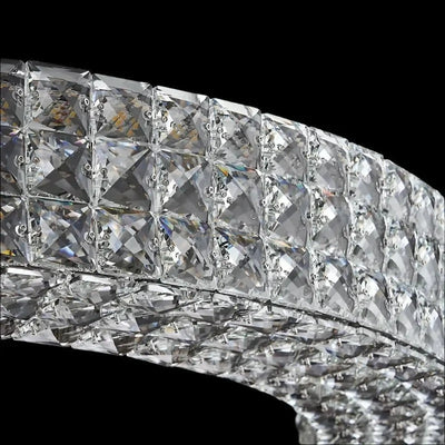 Bacci Crystal Flush Mount - cyranlighting