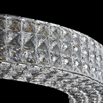 Bacci Crystal Flush Mount - cyranlamps