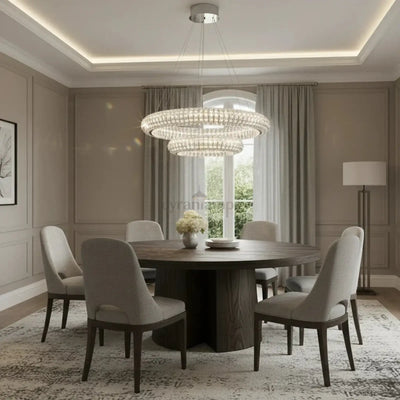 Bacci Crystal Modern Chandelier - cyranlighting