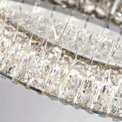 Bacci Crystal Modern Chandelier - cyranlighting