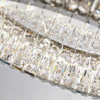 Bacci Crystal Modern Chandelier - cyranlamps
