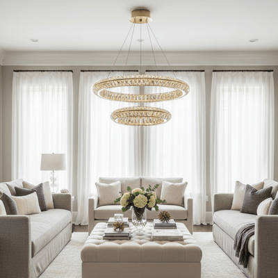 Bacci Modern Chandelier - cyranlamps
