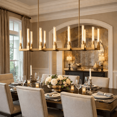 Bannele Linear Chandelier - cyranlamps