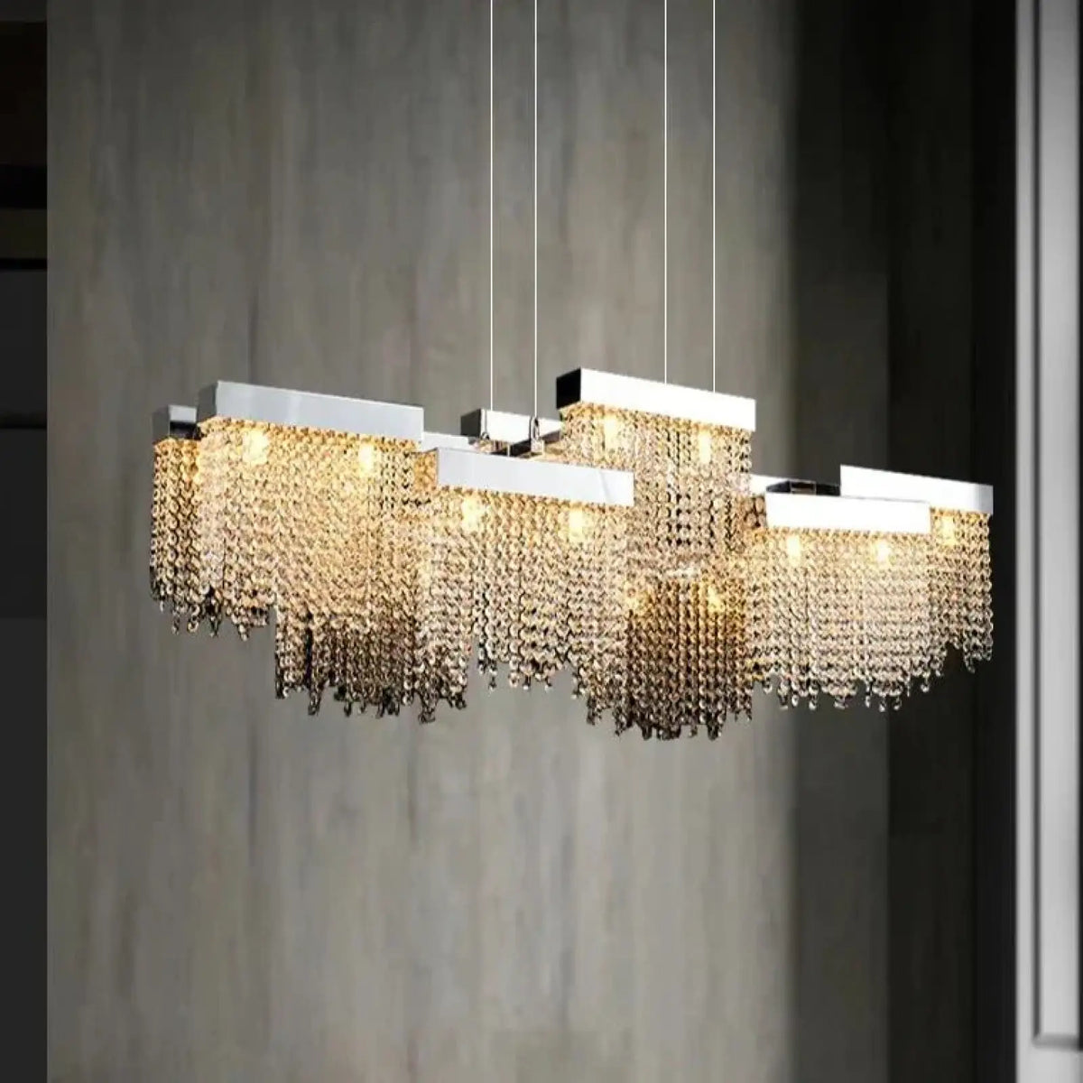 Barton Crystal Dining Room Chandelier - cyranlighting